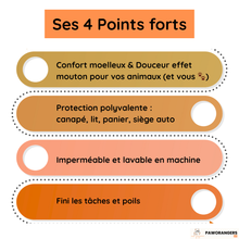 Charger l'image dans la galerie, Couverture douce et 100% imperméable pour animaux de compagnie : Spécial Automne & Hiver