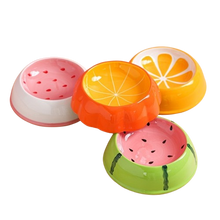 Charger l'image dans la galerie, Gamelle en Céramique pour Chat – Design Fruité, Anti-basculement et Facile à nettoyer