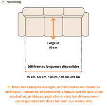 Charger l'image dans la galerie, Protège-canapé en chevron 100 % imperméable — pas juste déperlant : étanche, anti-griffes, anti-poils et anti-taches.