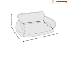 Charger l'image dans la galerie, Canapé-lit doux, orthopédique et déhoussable 4 saisons - Pour chiens et chats