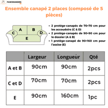Charger l&#39;image dans la galerie, Protège-canapé à chevrons et waterproof - Spécial foyers avec animaux &amp; enfants
