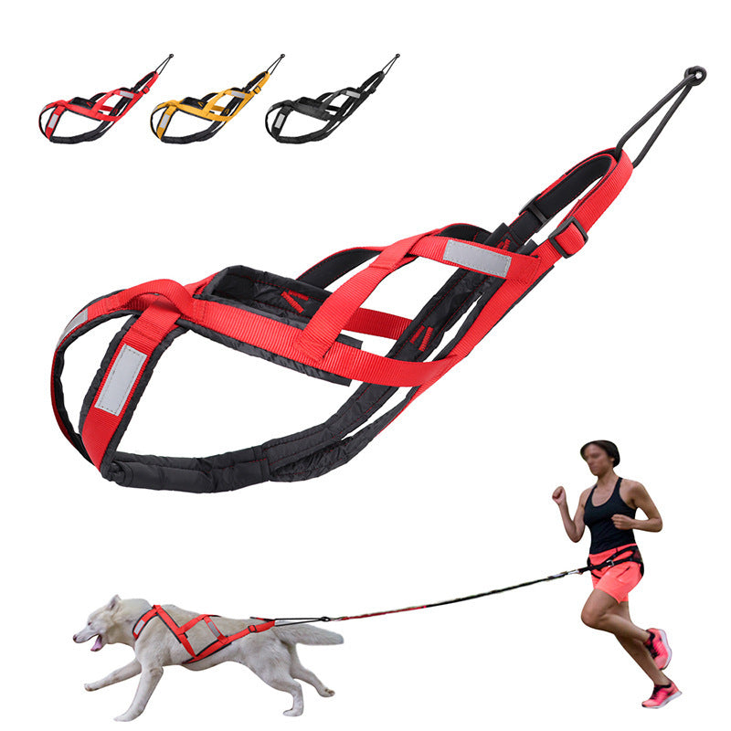 Waterproof Reflective Harness for Large Dogs - Ideal for Alaska Sledding