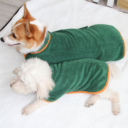 Super Absorbent Pet Bathrobe Towel :The Ultimate Post-Bath Comfort