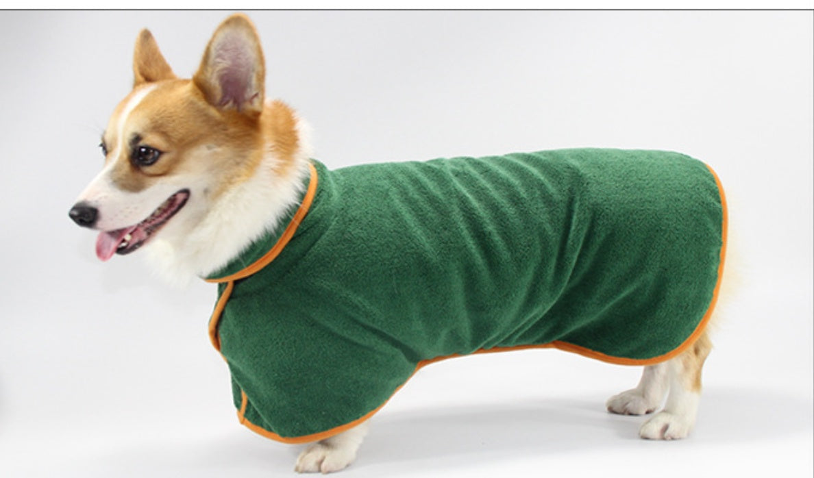 Super Absorbent Pet Bathrobe Towel :The Ultimate Post-Bath Comfort