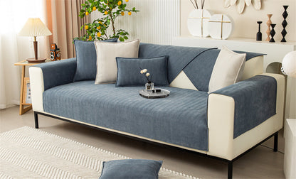 Premium Herringbone Chenille Sofa Covers - Waterproof & Pet-Friendly