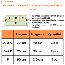 Charger l&#39;image dans la galerie, Protège-canapé en chevron 100 % imperméable — pas juste déperlant : étanche, anti-griffes, anti-poils et anti-taches.
