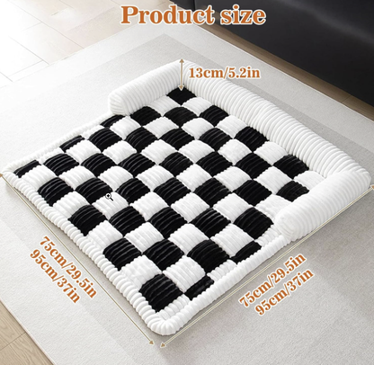 Cozy Premium Pet Mat and Furniture Protector – Classic Plaid Design