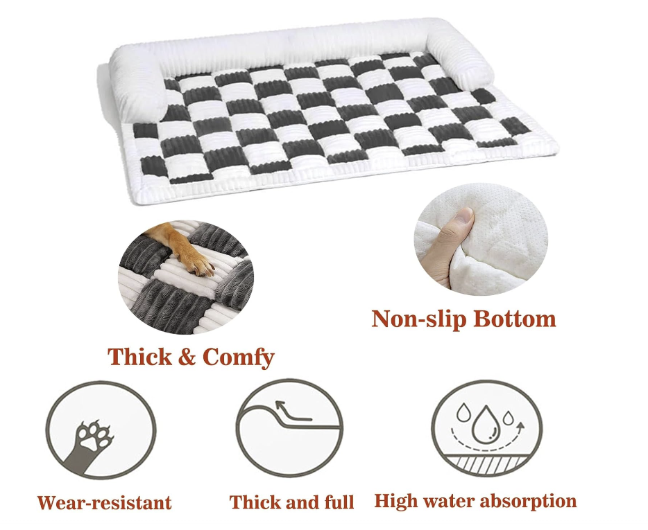 Cozy Premium Pet Mat and Furniture Protector – Classic Plaid Design