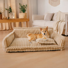 Charger l&#39;image dans la galerie, Canapé-lit doux, orthopédique et déhoussable 4 saisons - Pour chiens et chats
