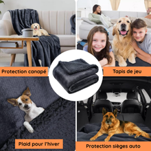 Charger l&#39;image dans la galerie, Couverture imperméable en polaire effet mouton pour animaux de compagnie
