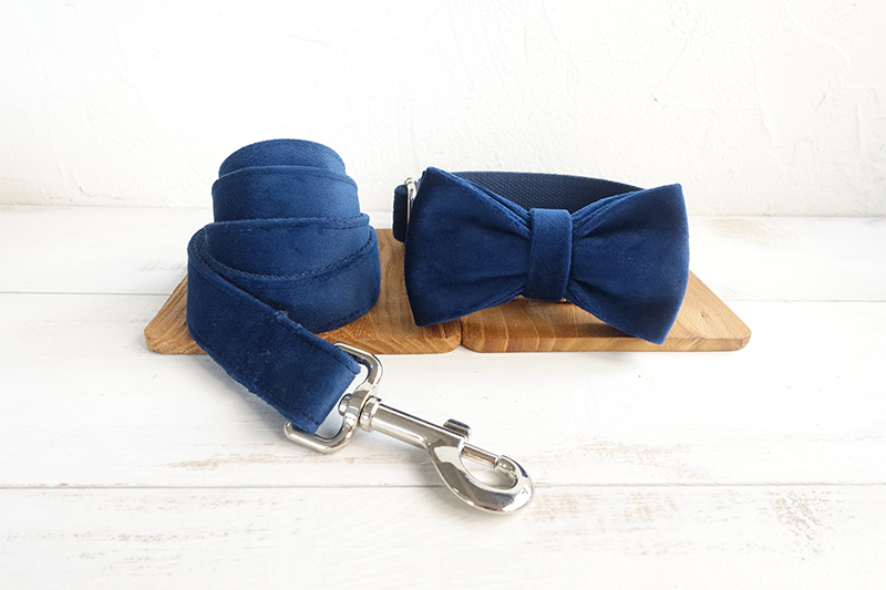 Navy Blue Velvet Set : Adjustable and Customizable