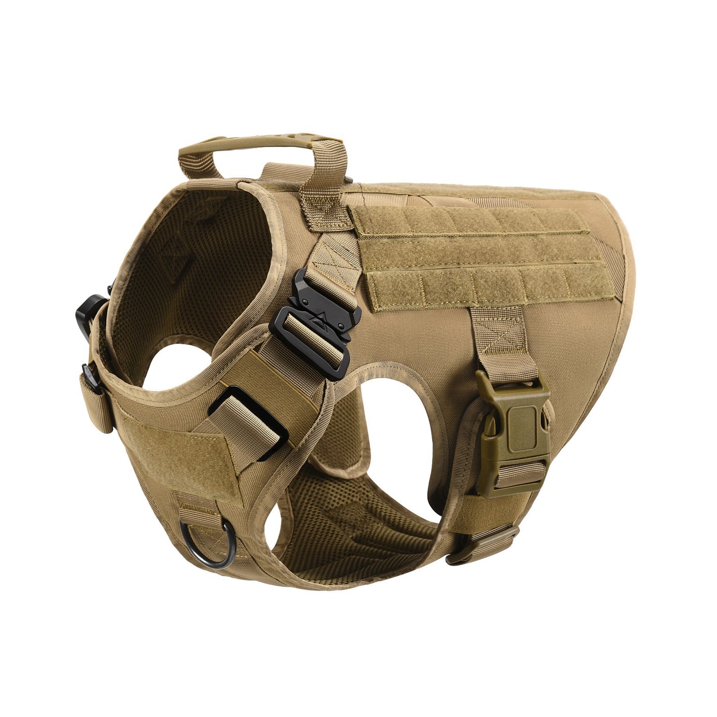 All-in-One Military Dog Harness Set: Ideal for Training & Walking Large Breeds like German Shepherds & Malinois