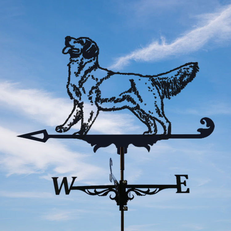 Labrador Retriever Foxhound Design Stainless Steel Weathervane