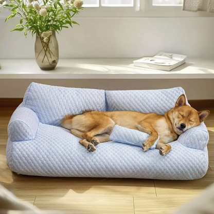 Orthopedic and breathable Cooling Pet Bed (Ice silk and high-quality pearl cotton)