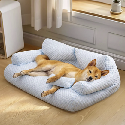 Orthopedic and breathable Cooling Pet Bed (Ice silk and high-quality pearl cotton)