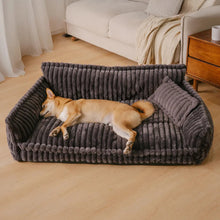 Charger l&#39;image dans la galerie, Canapé-lit doux, orthopédique et déhoussable 4 saisons - Pour chiens et chats
