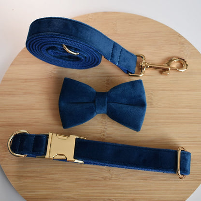 Navy Blue Velvet Set : Adjustable and Customizable