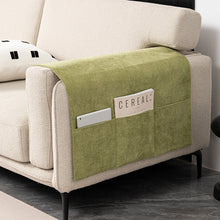 Charger l&#39;image dans la galerie, Protège-accoudoir en chenille avec poches de rangement
