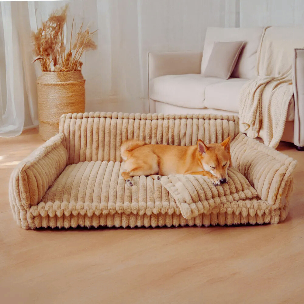 Canapé-lit doux, orthopédique et déhoussable 4 saisons - Pour chiens et chats