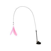 Charger l&#39;image dans la galerie, Jouet Plume pour Chat avec Clochette et ventouse forte
