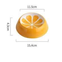 Charger l&#39;image dans la galerie, Gamelle en Céramique pour Chat – Design Fruité, Anti-basculement et Facile à nettoyer
